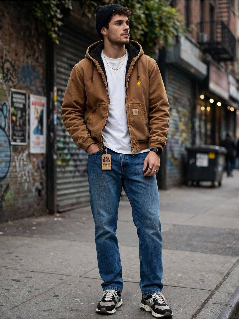 Carhartt Relaxed Fit Jeans Medium Wash Denim Workwear - OB ORIGINAL BRANDS